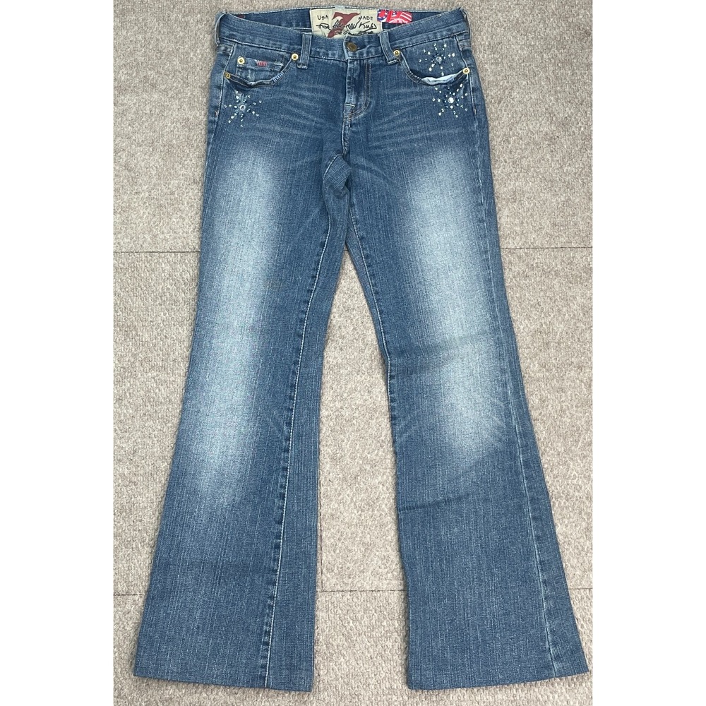 7 For All Mankind Vtg The Great China Wall Women Jeans Size 25